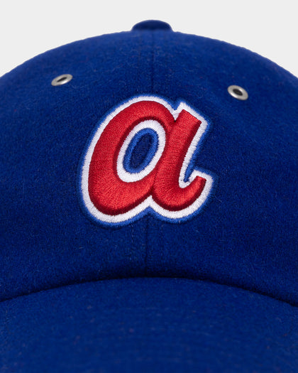 47 Brand Atlanta Braves Wooly '47 Clean Up Strapback Royal