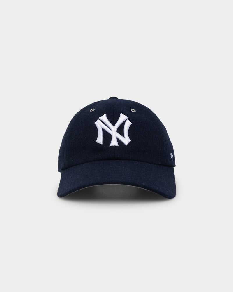 47 Brand New York Yankees Wooly '47 Clean Up Strapback Navy