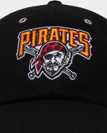 47 Brand Pittsburgh Pirates Wooly '47 Clean Up Strapback Black