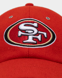 47 Brand San Francisco 49ers Wooly '47 Clean Up Strapback Red