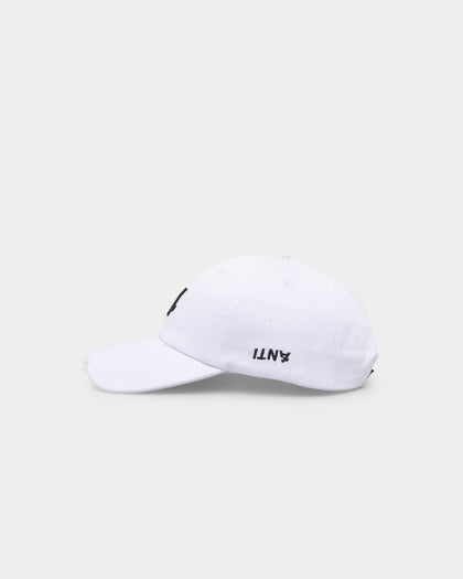 The Anti Order A1 Distressed 6 Panel Strapback White