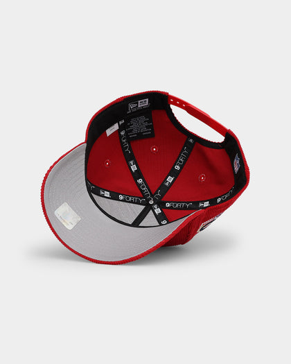 New Era Buffalo Bills 'NFL Season Kick Off' Corduroy 9FORTY A-Frame Snapback Red/OTC