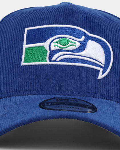 New Era Seattle Seahawks 'NFL Season Kick Off' Corduroy 9FORTY A-Frame Snapback Blue/OTC
