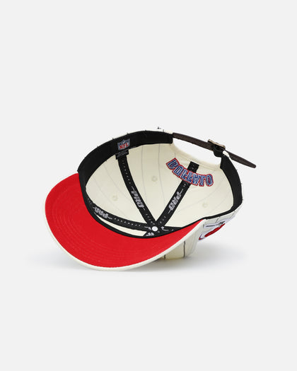 Pro Standard Buffalo Bills Pinstripe Dad Hat Strapback Eggshell/Yellow