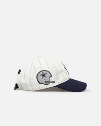 Pro Standard Dallas Cowboys Pinstripe Classic Dad Hat Strapback Eggshell/Yellow