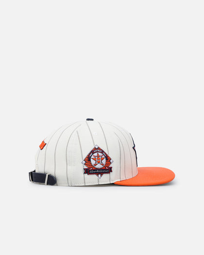 Pro Standard Houston Astros Classic Logo Wool Strapback Eggshell/Yellow
