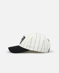 Pro Standard Las Vegas Raiders Pinstripe Classic Dad Hat Strapback Eggshell/Yellow