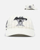 Pro Standard Las Vegas Raiders Pinstripe Dad Hat Strapback Eggshell/Yellow