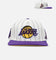 Pro Standard Los Angeles Lakers Pinstripe Wool Snapback Eggshell/Yellow
