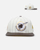 Pro Standard San Diego Padres Pinstripe Classic Logo Wool Strapback Eggshell/Yellow