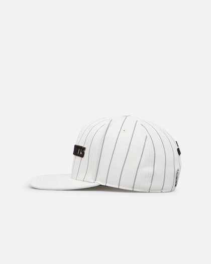 Pro Standard Vegas Golden Knights Pinstripe Snapback Eggshell/Yellow