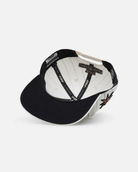 Pro Standard Vegas Golden Knights Pinstripe Snapback Eggshell/Yellow