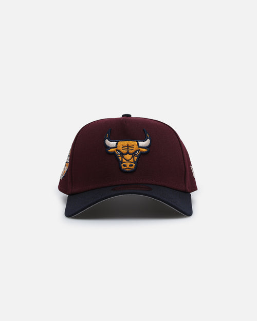 New Era Chicago Bulls 'Autumn Hue' 9FORTY A-Frame Snapback Maroon/Navy