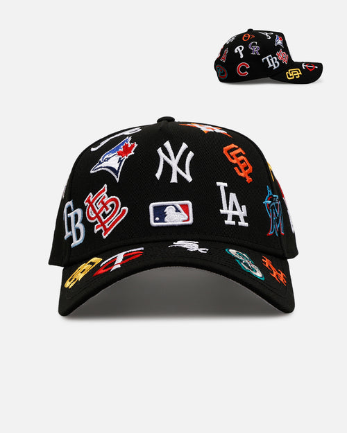 New Era MLB All Over 9FORTY A-Frame Snapback Black