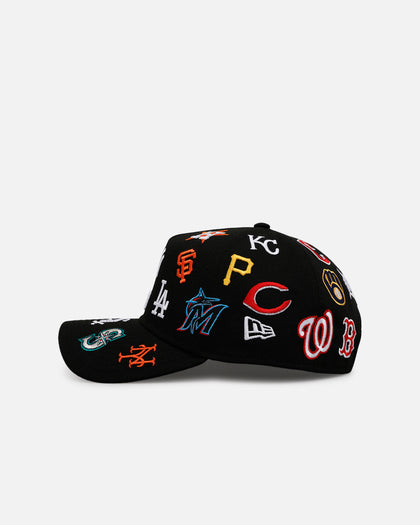 New Era MLB All Over 9FORTY A-Frame Snapback Black