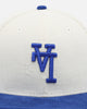 New Era Los Angeles Dodgers 'Upside Down LA Logo' 9FIFTY Fitted Chrome/Dark Royal