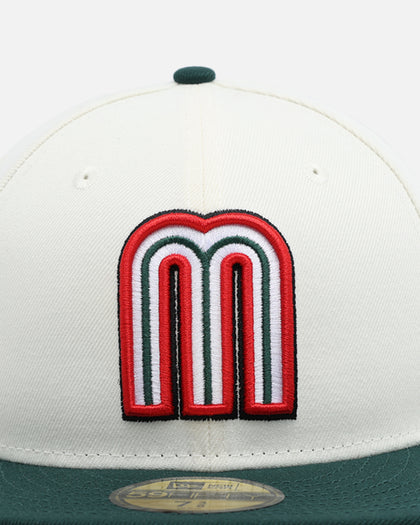 New Era Mexico National Baseball Team 'World Baseball Classic Mexico' 59FIFTY Fitted Chrome/OTC