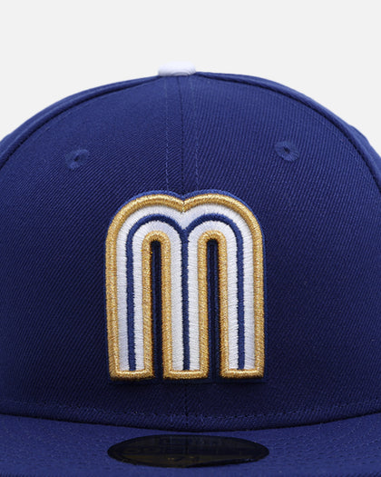 New Era Mexico National Baseball Team 'World Baseball Classic Mexico' 59FIFTY Fitted Dark Royal/Grey