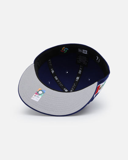 New Era Mexico National Baseball Team 'World Baseball Classic Mexico' 59FIFTY Fitted Dark Royal/Grey