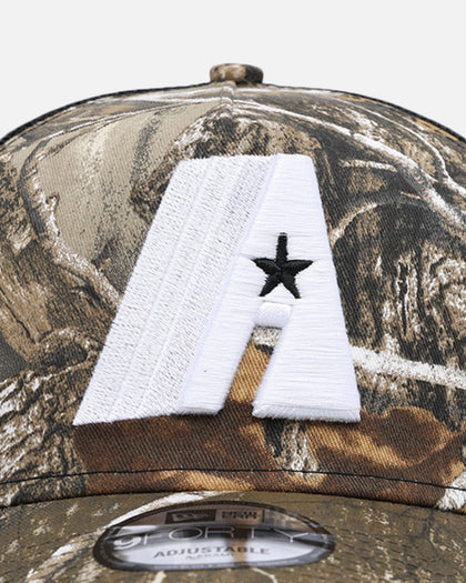 New Era Houston Astros 'Real Tree' 9FORTY A-Frame Trucker Snapback Realtree Edge