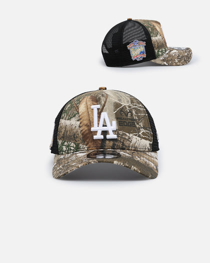 New Era Los Angeles Dodgers 'Real Tree' 9FORTY A-Frame Trucker Snapback Realtree Edge