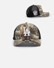 New Era Los Angeles Dodgers 'Real Tree' 9FORTY A-Frame Trucker Snapback Realtree Edge