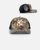 New Era New York Yankees 'Real Tree' 9FORTY A-Frame Trucker Snapback Realtree Edge