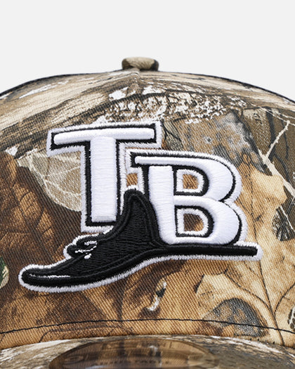 New Era Tampa Bay Rays 'Real Tree' 9FORTY A-Frame Trucker Snapback Realtree Edge