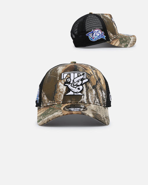 New Era Toronto Blue Jays 'Real Tree' 9FORTY A-Frame Trucker Snapback Realtree Edge
