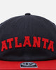 47 Brand Atlanta Braves 'Legacy 47 Captain RL' Club Legacy '47 Captain Snapback Navy