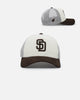 New Era San Diego Padres 9FORTY A-Frame Trucker Snapback Chrome/Walnut