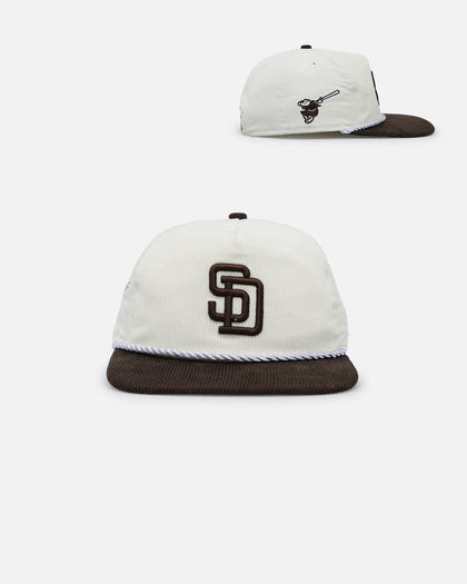 New Era San Diego Padres Golfer Snapback Chrome/Walnut