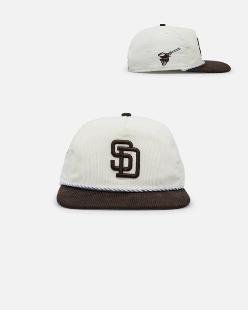 New Era San Diego Padres Golfer Snapback Chrome/Walnut