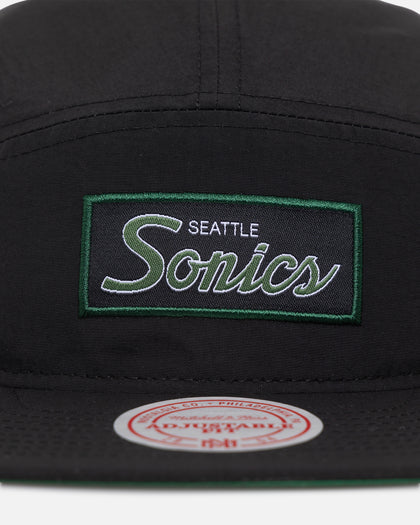 Mitchell & Ness Seattle Sonics Team Logo Camper Strapback Black