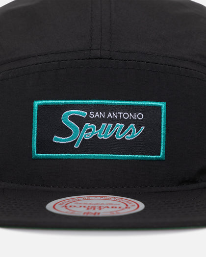 Mitchell & Ness San Antonio Spurs Team Logo Camper Strapback Black