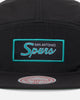 Mitchell & Ness San Antonio Spurs Team Logo Camper Strapback Black