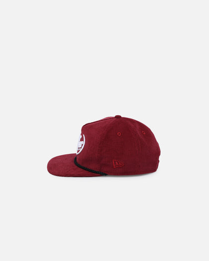 New Era Dr Pepper 'Nascar Sponsor Golfer Collection' Corduroy Golfer Snapback Cardinal