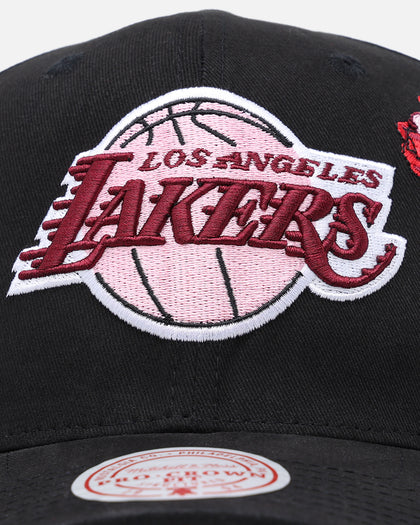 Mitchell & Ness Los Angeles Lakers 'Love & Devotion' Pro Crown Snapback Black