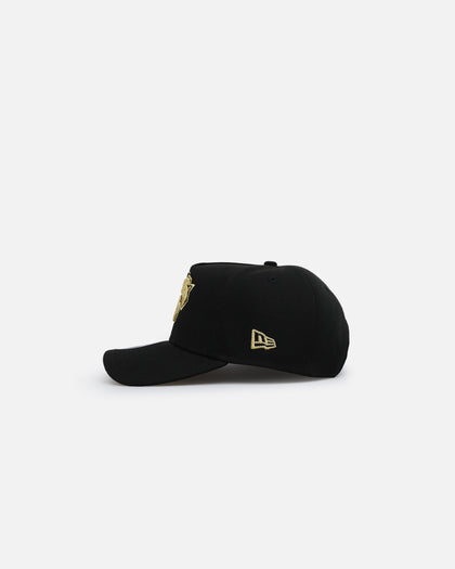 New Era New York Knicks 'NBA Gold Links' 9FORTY A-Frame Snapback Black/Gold