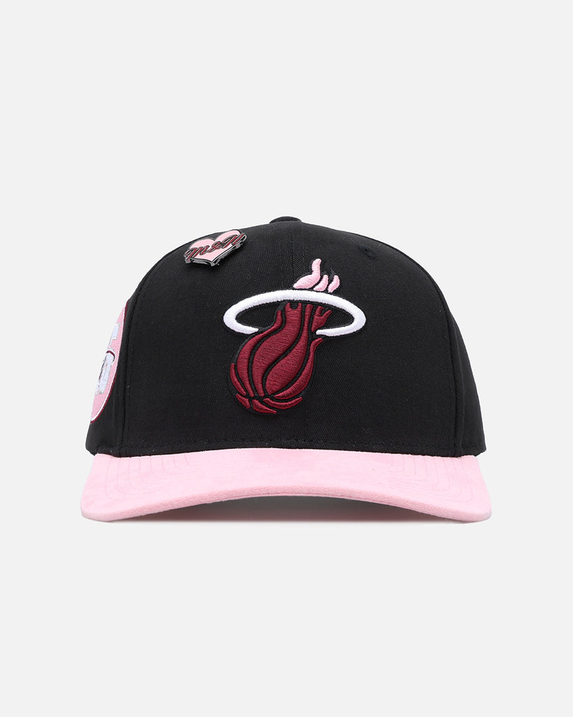 Miami Heat Pink Mitchell And Ness Snapback Mitchell Ness Miami