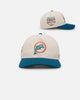 47 Brand Miami Dolphins Legacy Wooly Sure Shot Snapback Natural/Neptune