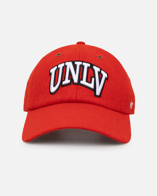 47 Brand UNLV Las Vegas Rebbels Wooly Clean Up Strapback Red