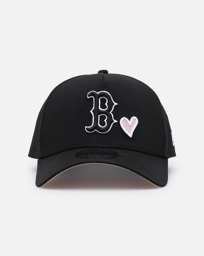 New Era Boston Red Sox 'Pink Satin Hearts' 9FORTY A-Frame Snapback Black/White