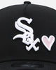 New Era Chicago White Sox 'Pink Satin Hearts' 9FORTY A-Frame Snapback Black/White