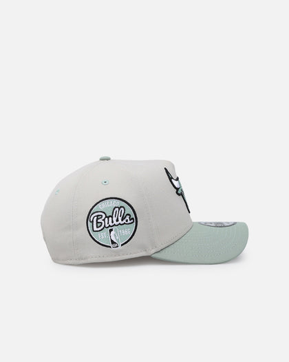 New Era Chicago Bulls 'Sea Glass' 9FORTY A-Frame Snapback Stone/Green