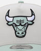New Era Chicago Bulls 'Sea Glass' 9FORTY A-Frame Snapback Stone/Green