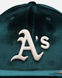 New Era Oakland Athletics 'Velvet Visor Clip' 59FIFTY Fitted OTC