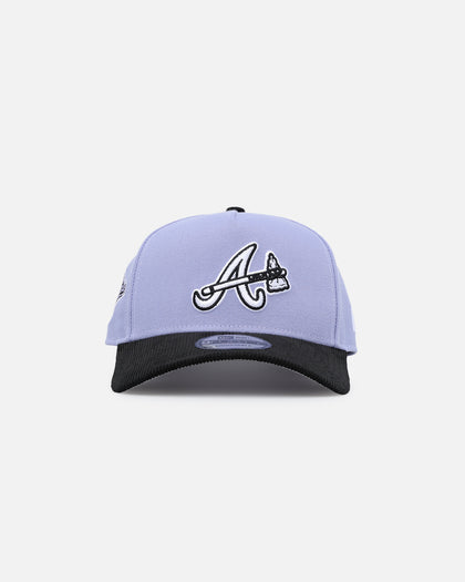 New Era Atlanta Braves 9FORTY A-Frame Snapback Lavender/Black