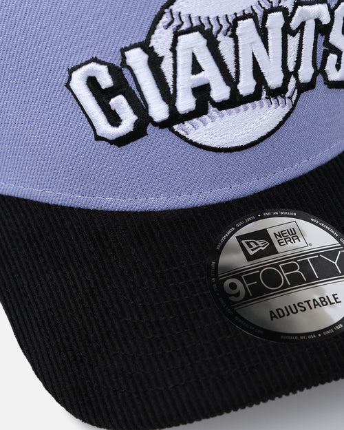 New Era San Francisco Giants 9FORTY A-Frame Snapback Lavender/Black
