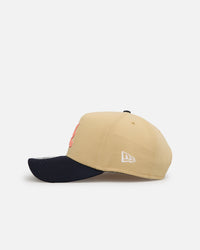 New Era Atlanta Braves 'Summer Injection' 9FORTY A-Frame Sidepatch Snapback Tan